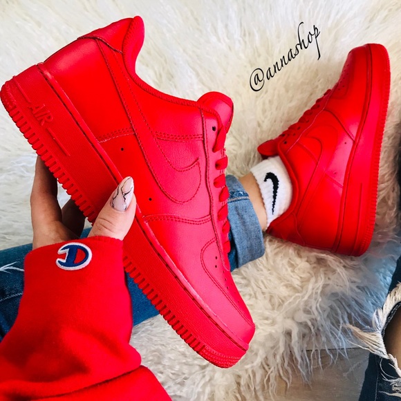 nike air force triple red